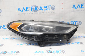 Фара передняя правая в сборе Ford Fusion mk5 17-20 LED, с DRL, песок