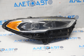 Фара передняя правая в сборе Ford Fusion mk5 17-20 LED, с DRL, песок