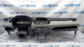 Торпедо передняя панель с AIRBAG Toyota Rav4 19- черно-серая, под химчистку