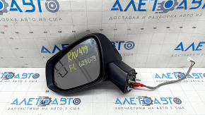 Зеркало боковое левое Toyota Rav4 19- 8 пинов, поворотник, подогрев, BSM, черное, царапины