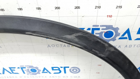 Decorat arc aripa dreapta fata Nissan Rogue 14-20 structura, zgarieturi, fisura la prindere