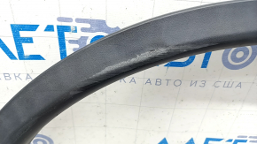 Decorat arc aripa dreapta fata Nissan Rogue 14-20 structura, zgarieturi, fisura la prindere