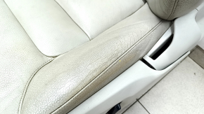 Scaun sofer Volvo XC90 16-17 cu airbag, electric, piele gri, fisuri in piele, pentru curatare