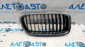 Решетка радиатора grill правая BMW 3 F30 4d 12-18 песок на хроме