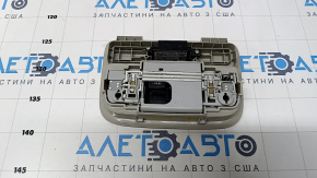 Плафон освещения передний Honda Civic X FC 16-21 4d под люк, серый, царапины