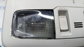 Lumină de curtoazie față Subaru Legacy 15-19 gri sub trapă, zgârieturi, rupturi