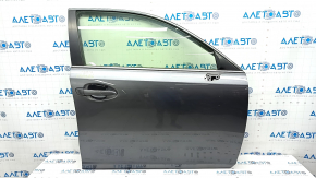 Дверь в сборе передняя правая Lexus CT200h 11-17 keyless, графит 1H9, тычка на молдинге, ржавчина