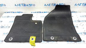 Set covorașe Lexus CT200h 11-17 pânză neagră, curățăbil uscat