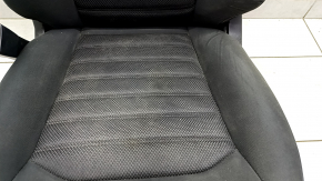 Scaun șofer Ford Fusion mk5 17-20 fără airbag, electric, cârpă neagră, pentru curățare