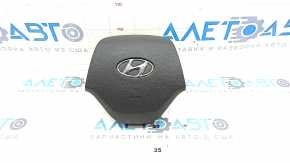 Подушка безопасности airbag в руль водительская Hyundai Tucson 16-21 черная