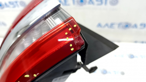 Фонарь внешний крыло левый Ford Fusion mk5 17-20 отсутствует фрагмент, царапины