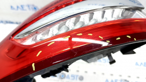 Фонарь внешний крыло левый Ford Fusion mk5 17-20 отсутствует фрагмент, царапины