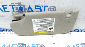 Vizor dreapta Ford Fusion mk5 17-20 gri deschis, fara carlig, iluminat, fara mufa, pentru curatare