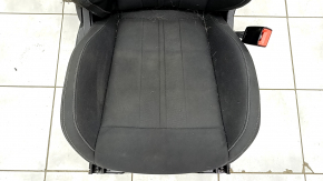 Пассажирское сидение Ford Mustang mk6 15-23 без airbag, электро+механическое, купе, черное, ткань, стрельнувшее, под химчистку