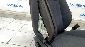 Пассажирское сидение Ford Mustang mk6 15-23 без airbag, электро+механическое, купе, черное, ткань, стрельнувшее, под химчистку