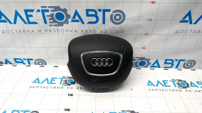 Подушка безопасности airbag в руль водительская Audi Q5 8R 13-17 черн, царапина