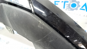 Губа нижняя переднего бампера Ford Edge 19-24 SEL, TITANIUM черная, структура, царапины