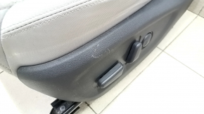 Водительское сидение Hyundai Tucson 16-18 без airbag, электрическое, ткань серая, под чистку, царапины