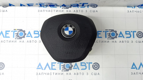 Подушка безопасности airbag в руль водительская BMW 3 F30 17-18 Sport черная, дефект хрома