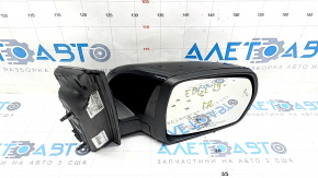 Oglinda dreapta Ford Edge 19-12 pini, semnalizare, incalzita, BSM, neagra, oglinda vopsita