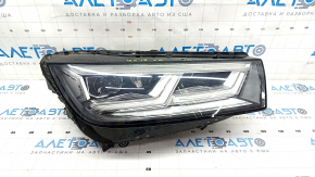 Фара передняя правая в сборе Audi Q5 80A 18-20 LED, песок, царапина