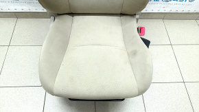 Scaun pasager Toyota Prius V 12-17 fara airbag, mecanic, velur bej, curatat uscat, zgarieturi