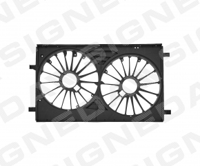 Difuzorul capacului radiatorului gol Jeep Compass 11-16 2.0 2.4 nou neoriginal.