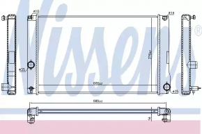 Radiator de răcire apă Toyota Prius 30 10-15 nou aftermarket