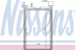 Radiatorul de încălzire a încălzitorului pentru BMW 335i e92 07-13, nou, neoriginal.