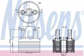 Radiatorul de ulei pentru cutia de viteze automată a VW Jetta 11-18 SUA 2.0, nou, neoriginal.