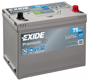 Baterie auto 12V ACURA MDX 07-13 75Ah 630A Asia +- invers nou neoriginal EXIDE