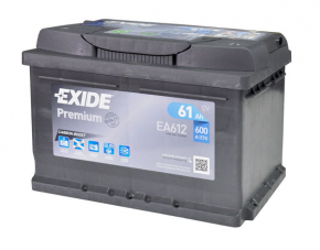 Baterie auto 12V FORD EDGE MK2 15- 61Ah 600A Euro +- Inversa noua neoriginala EXIDE