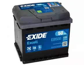 Baterie auto 12V Kia Niro 17-22 HEV, PHEV 50Ah 450A Euro +- Revers nou neoriginal EXIDE