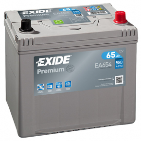 АКБ 12в KIA OPTIMA 11-15 65Ah 580A Asia +-Обратная новый неоригинал EXIDE