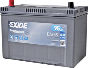 Baterie auto 12V pentru LEXUS LS 460/600H 07-12 Hybrid 95Ah 830A Asia +- Direct, nou, neoriginal, marca EXIDE.