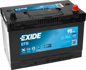 Baterie auto 12V LEXUS NX 200t/300/300h 15-21 hibrid 95Ah 800A Asia +-Invers nou neoriginal EXIDE