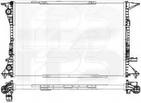 Radiator de răcire apă Audi Q3 8U 15-18 720X480X26 nou neoriginal.