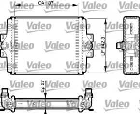 Radiator de răcire suplimentar pentru BMW F30 12-16 N20, nou, neoriginal, VALEO.