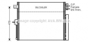 Radiatorul condensatorului de aer condiționat cu răcire pentru cutia de viteze automată a Jeep Grand Cherokee WK2 11-21 3.6, nou, neoriginal, marca AVA.