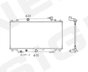 Radiator de răcire apă Mazda 3 14-18 BM 2.0 2.5 nou neoriginal SIGNEDA