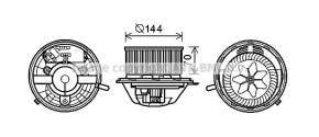 Motorul ventilatorului de încălzire pentru BMW X3 F25 11-17, nou, neoriginal, AVA.