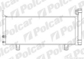 Радиатор кондиционера конденсер Toyota Camry v40 hybrid новый неоригинал POLCAR