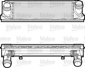 Интеркулер BMW 3 F30 12-18 N20 новый неоригинал VALEO