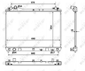 Патрубок охлаждения нижний VW Beetle 12-19 1.8T новый неоригинал GATES