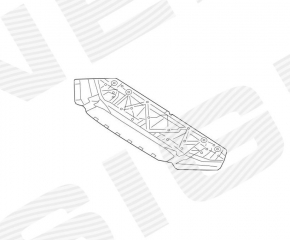 Защита переднего бампера Audi A4 B9 17-19 S-Line новый неоригинал SIGNEDA