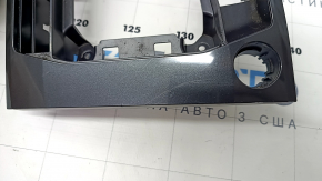 Накладка шифтера КПП VW Tiguan 18-24 под кнопку Start-Stop, графит, царапины