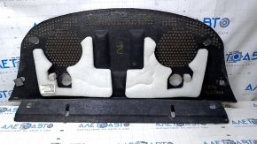 Полка задняя Ford Mustang mk6 15-23 черная, залом, без заглушек