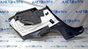 Карточка задняя правая Ford Mustang mk6 15-23 купе черная, царапины, надлом пенопласта