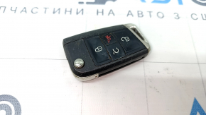 Ключ VW Tiguan 18-20 keyless 4 кнопки, царапины, тычки, потерт