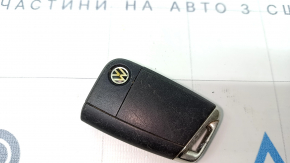 Ключ VW Tiguan 18-20 keyless 4 кнопки, царапины, тычки, потерт